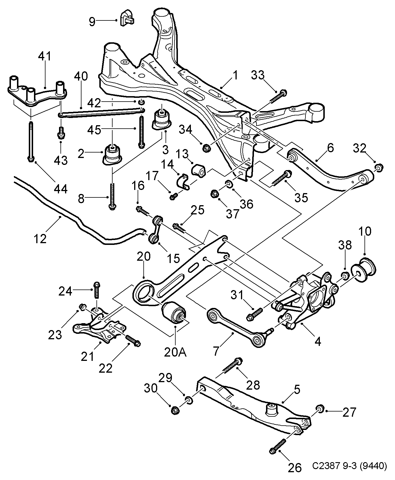 Opel 13 230 274* - Länkarm, hjulupphängning xdelar.se