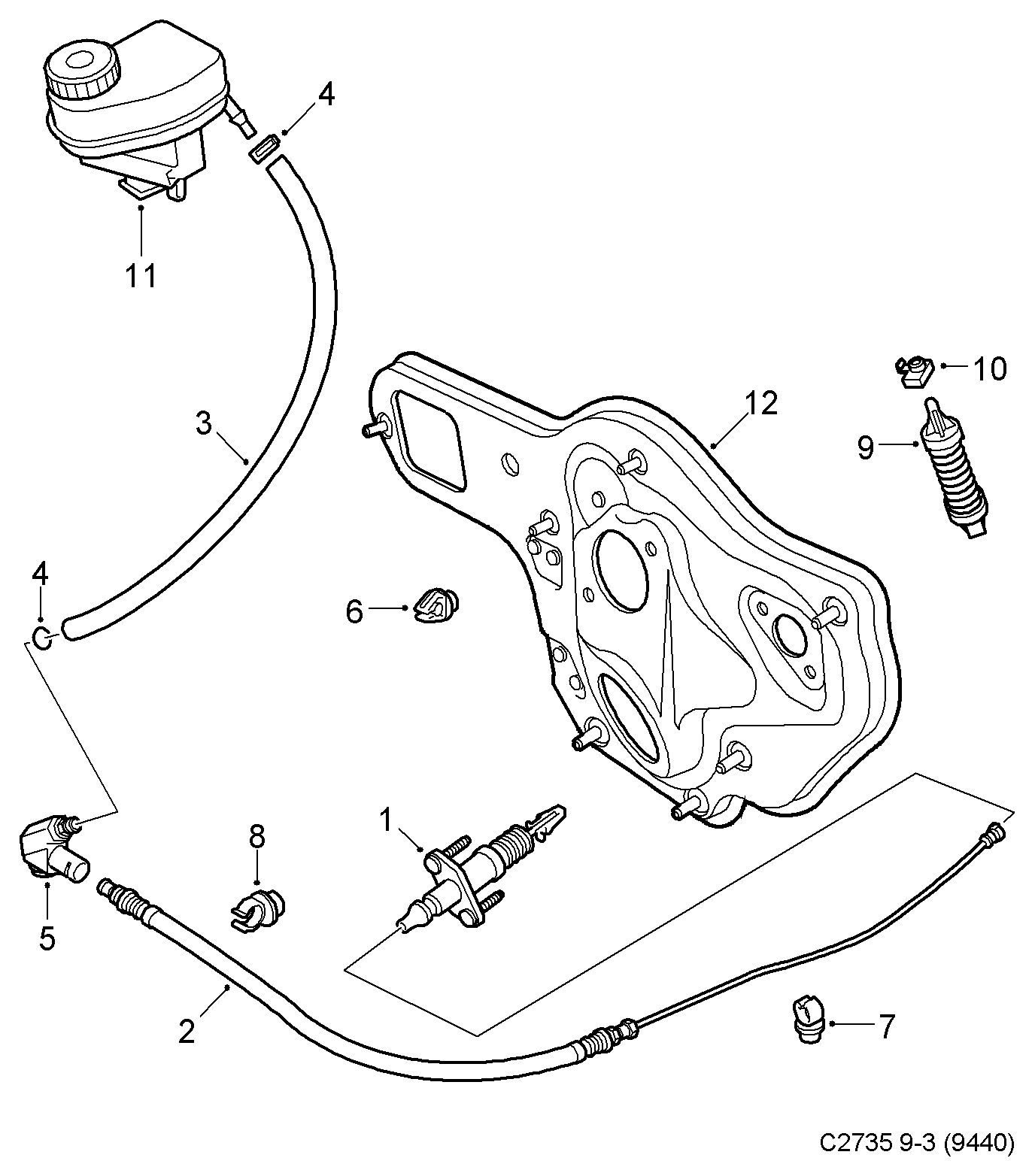 Opel 13105589 - ELBOW,CLU ACTR CYL PIPE(INCLS 11,12,14,15) xdelar.se