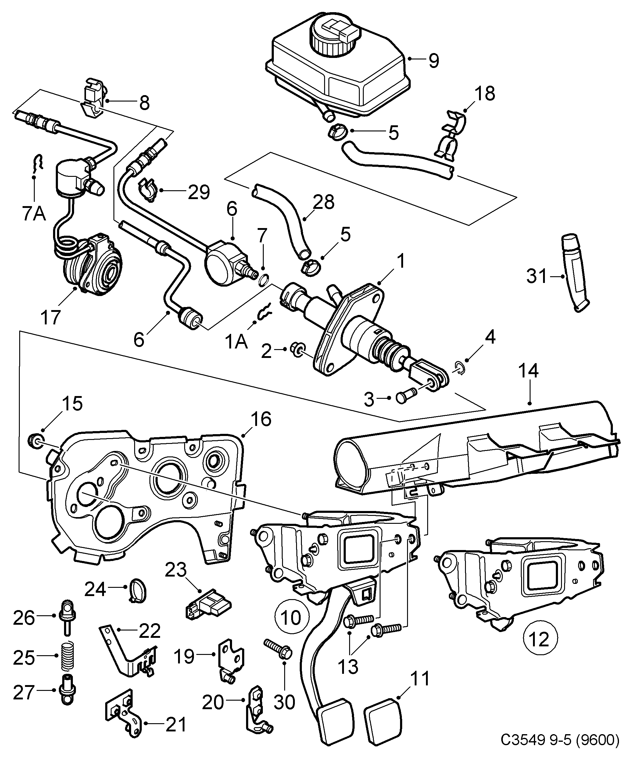 Vauxhall 4688586 - Belägg, kopplingspedal xdelar.se