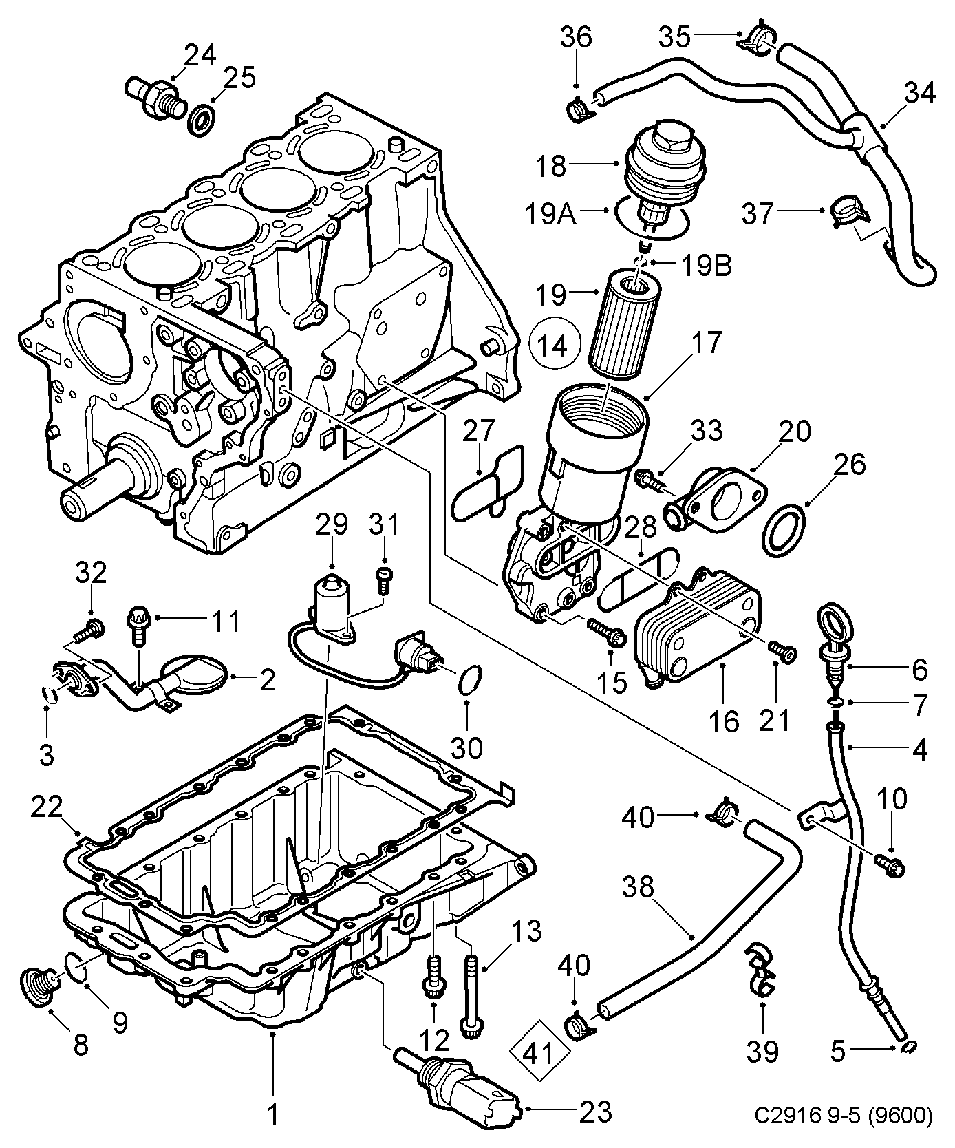 SAAB 53 41 391 - Sensor, kylmedietemperatur xdelar.se