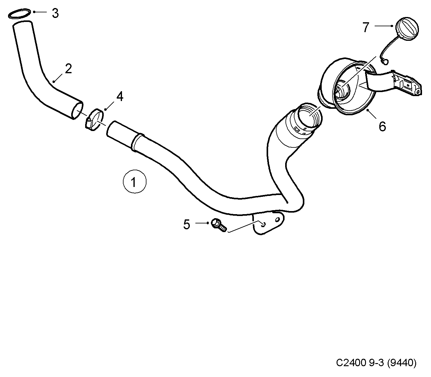 Opel 90501145 - Lås, bränsletank xdelar.se