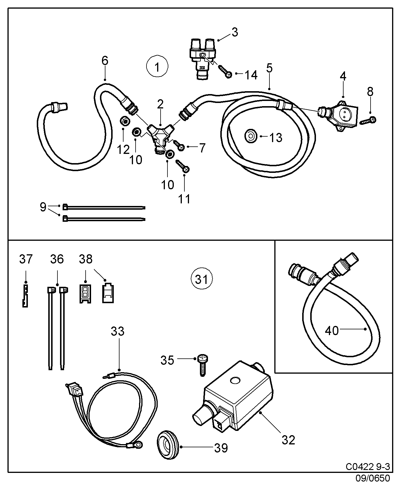 Vauxhall 9121112 - Flerspårsremssats xdelar.se