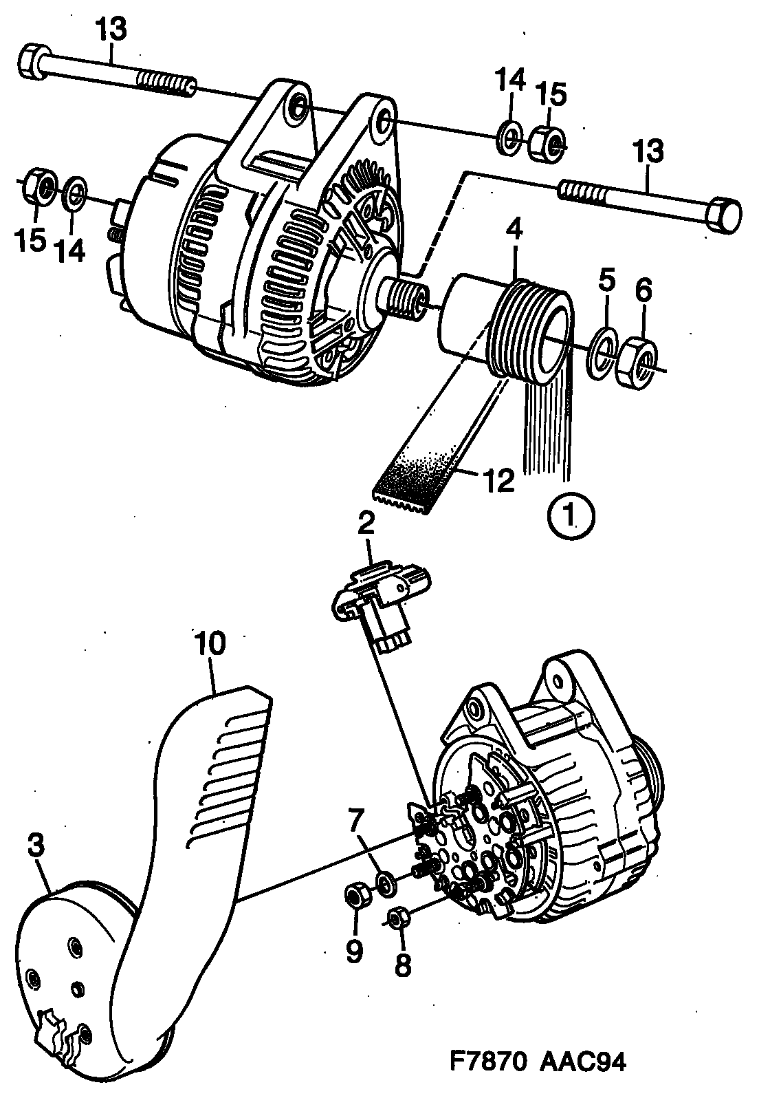 SAAB 4466918 - Generatorregulator xdelar.se