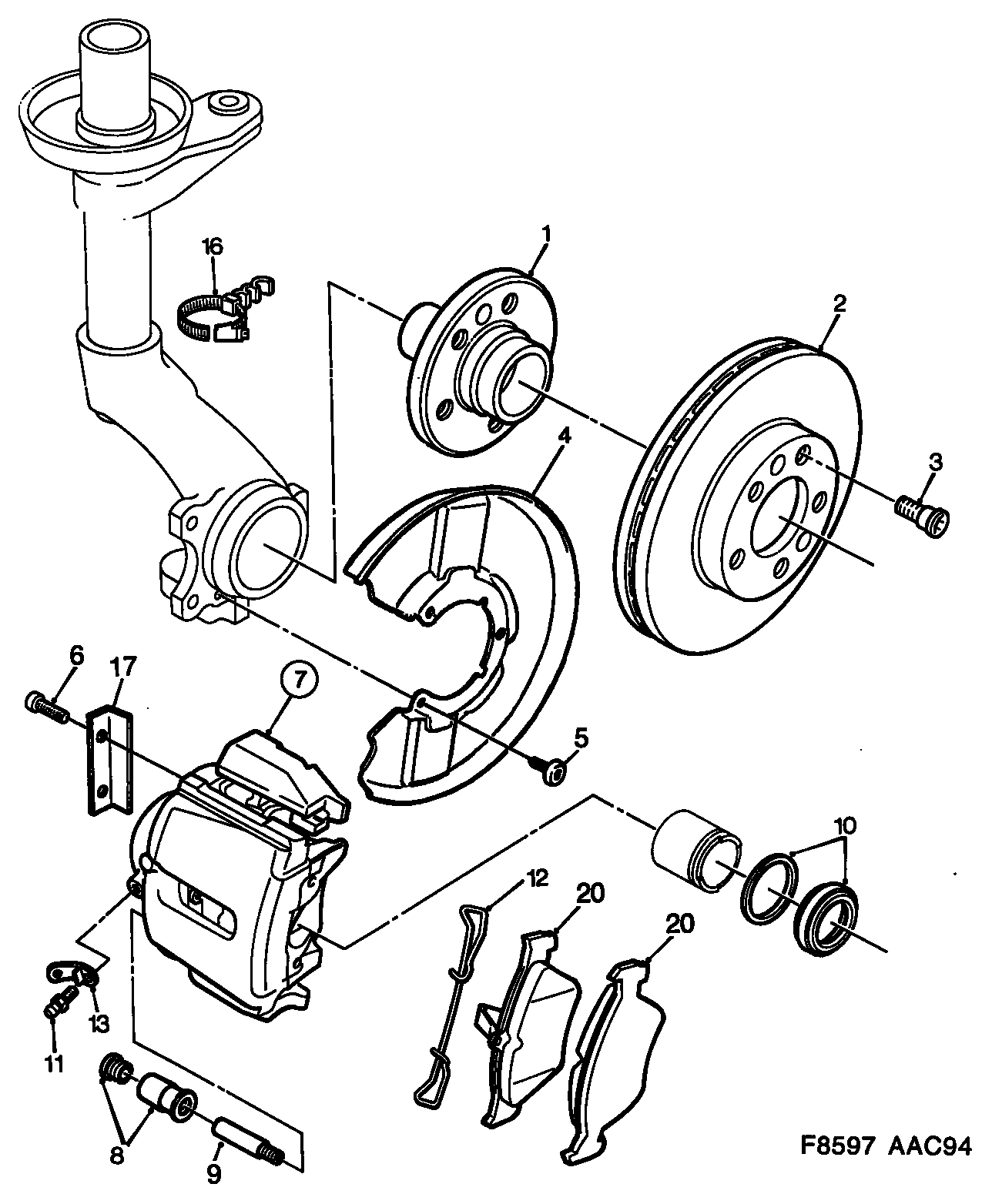 PEUGEOT 4241428 - Länkarm, hjulupphängning xdelar.se