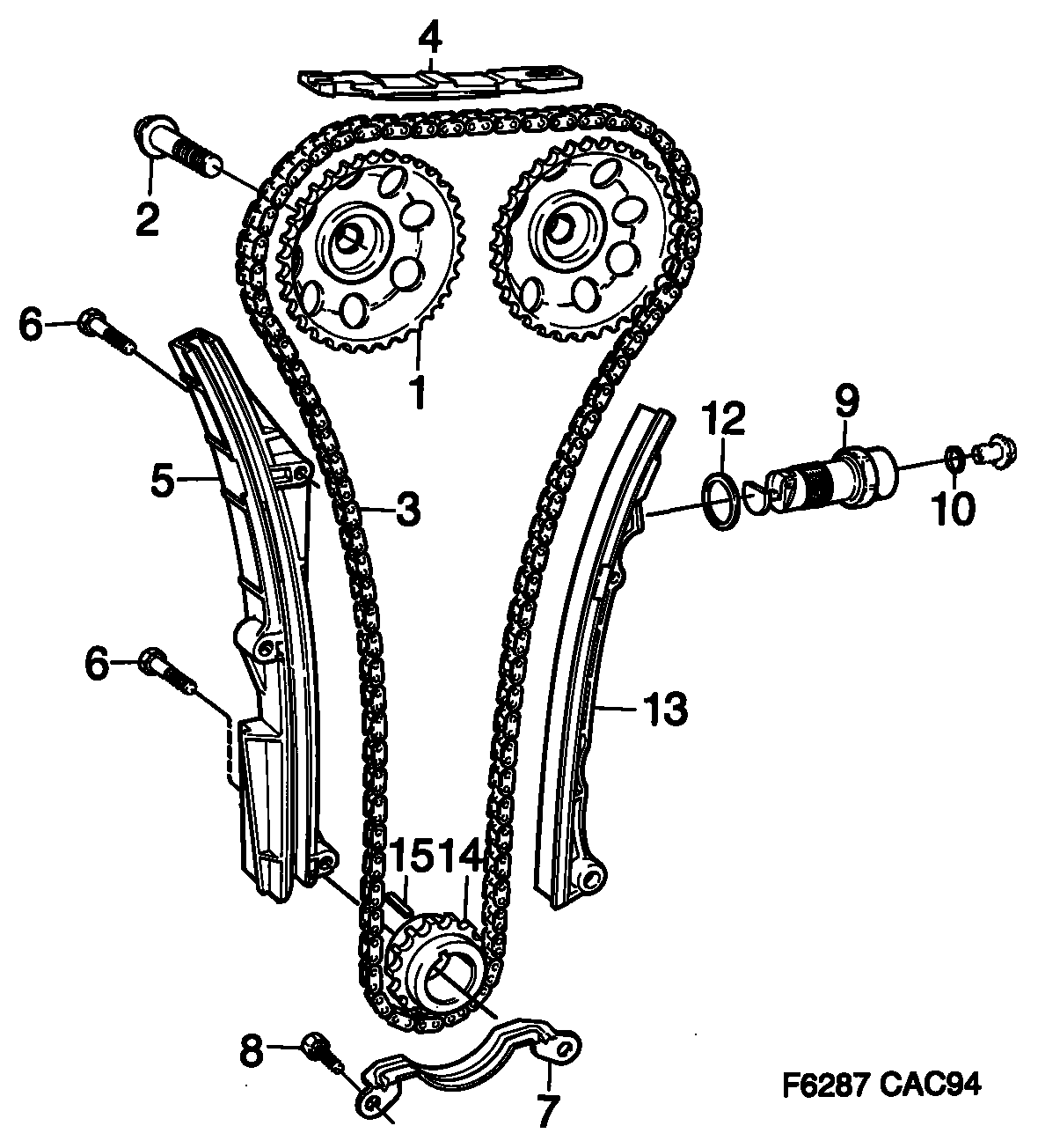 Opel 91 15 197 - Startmotor xdelar.se