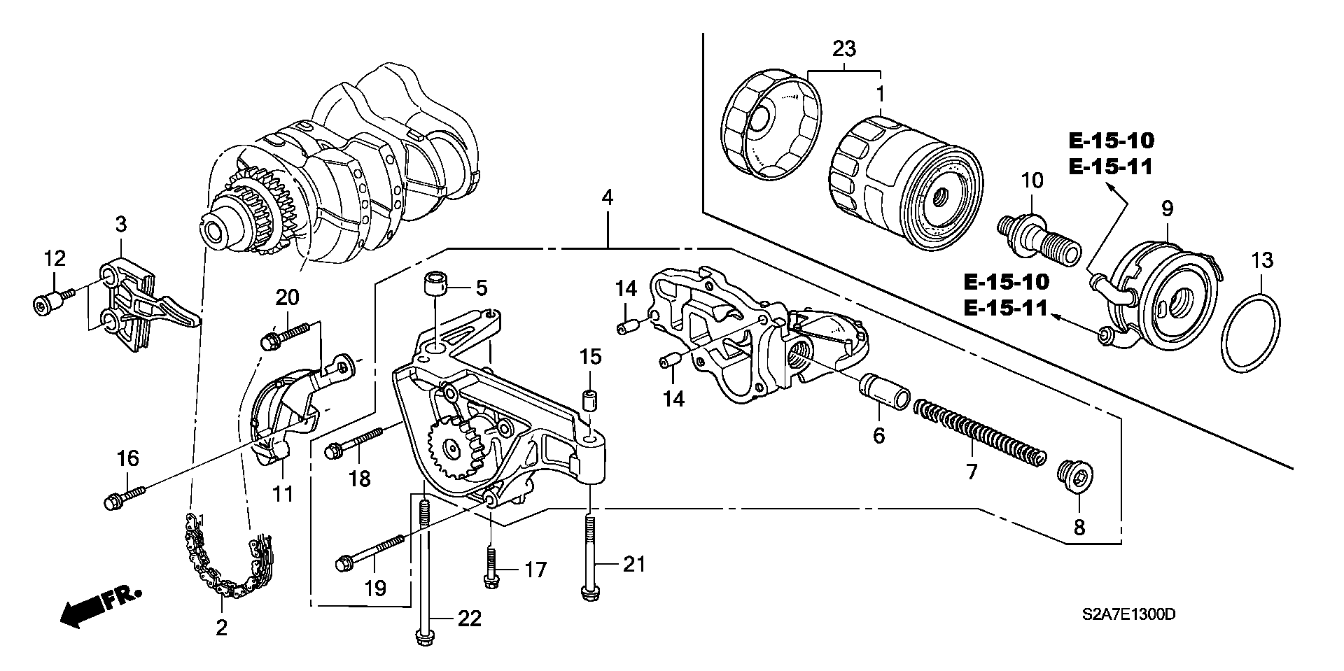 Honda 15400-PCX-004 - Oljefilter xdelar.se