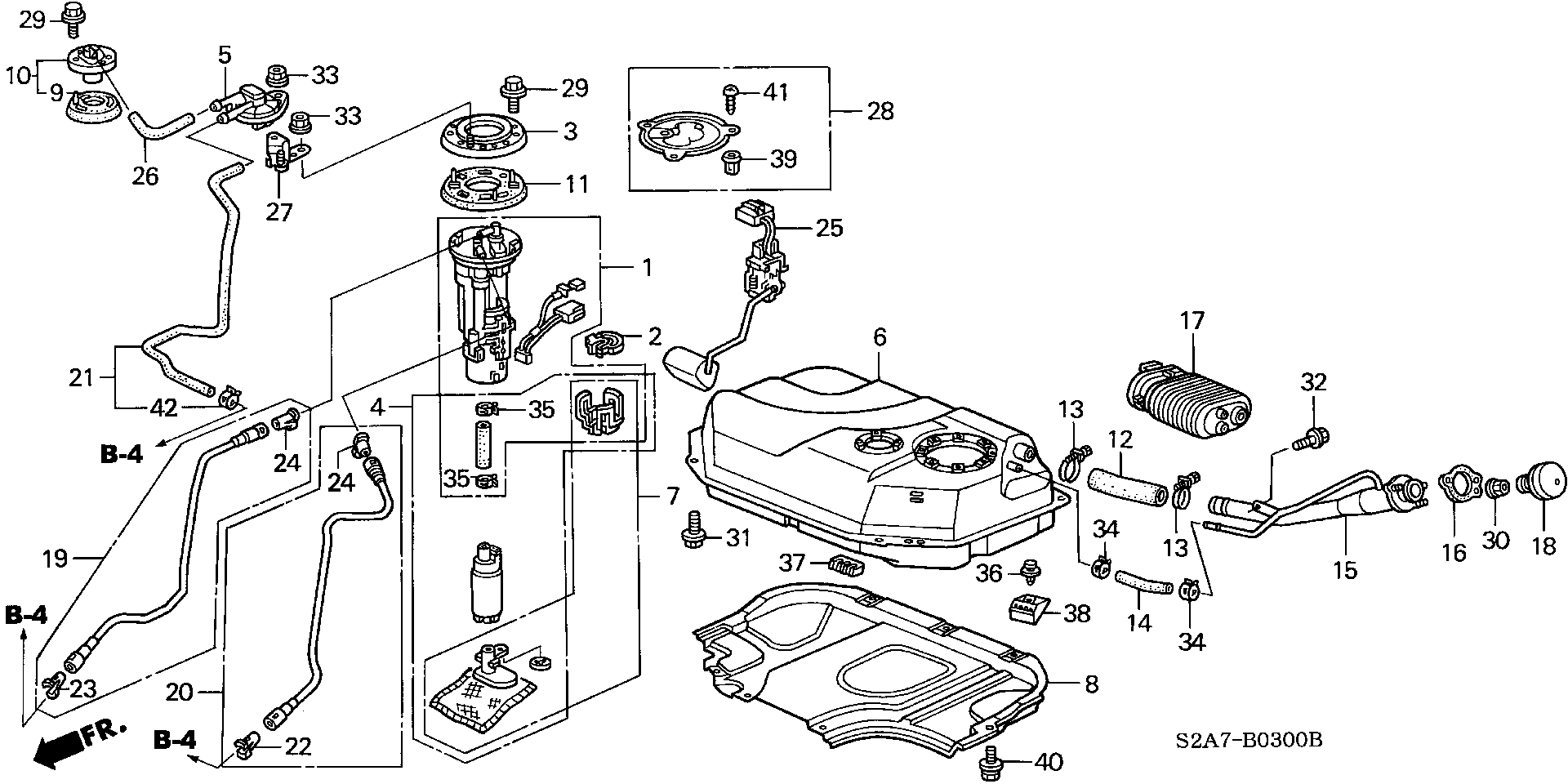 Honda 17040-S2A-930 - Bränslepump xdelar.se