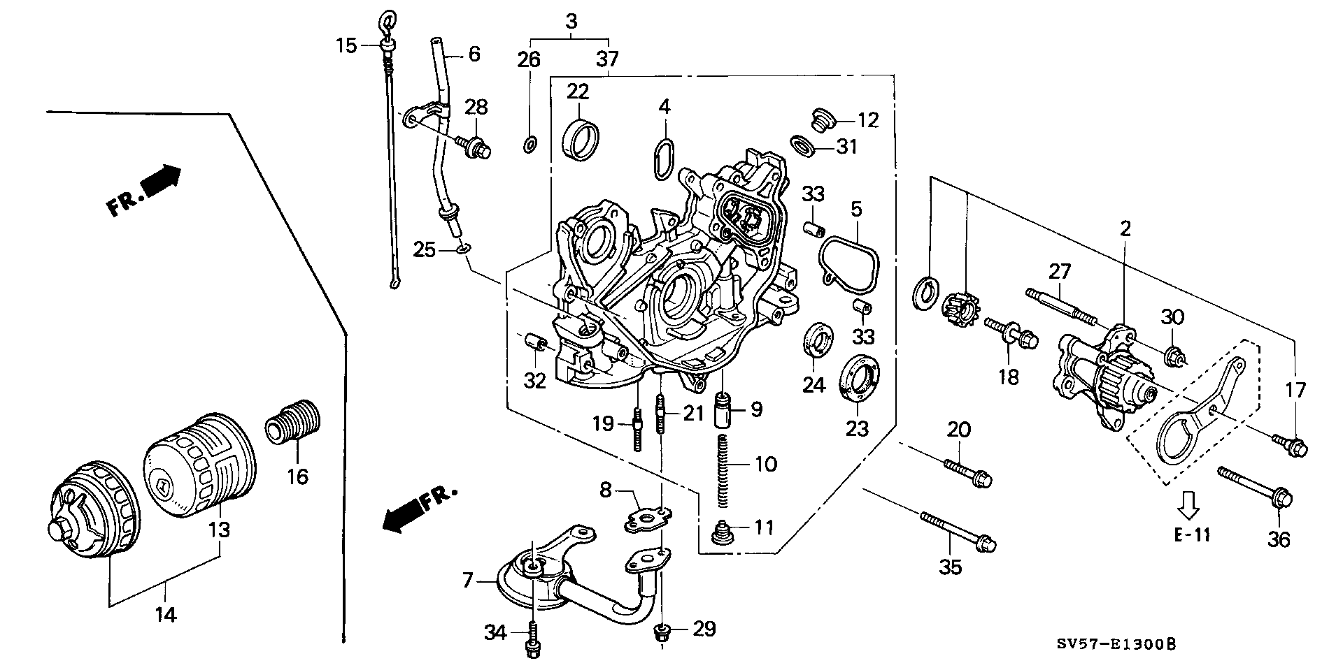 Honda 15400-PR3-004 - Oljefilter xdelar.se