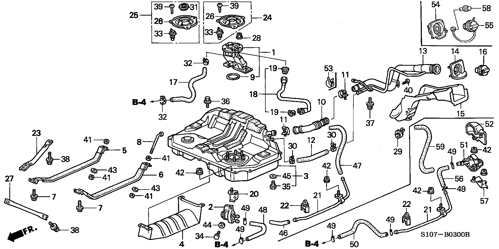 Honda 17040S10A01 - Bränslepump xdelar.se