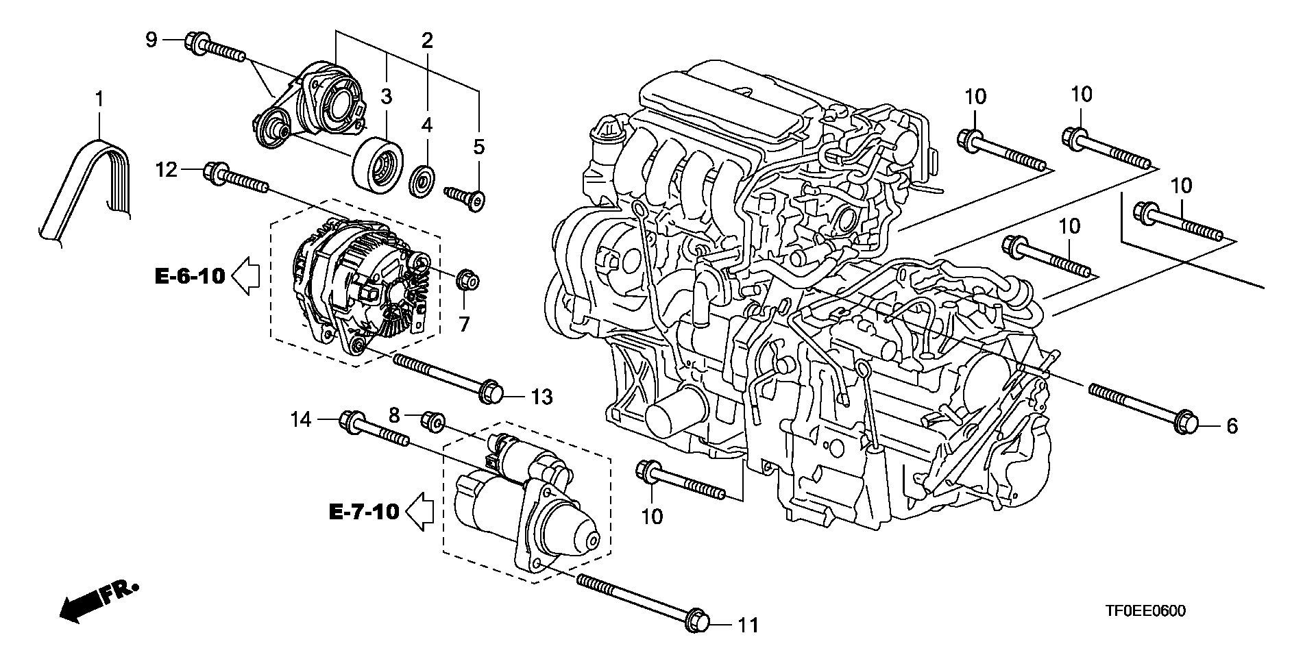 Honda 31110-RB0-G01 - Flerspårsrem xdelar.se