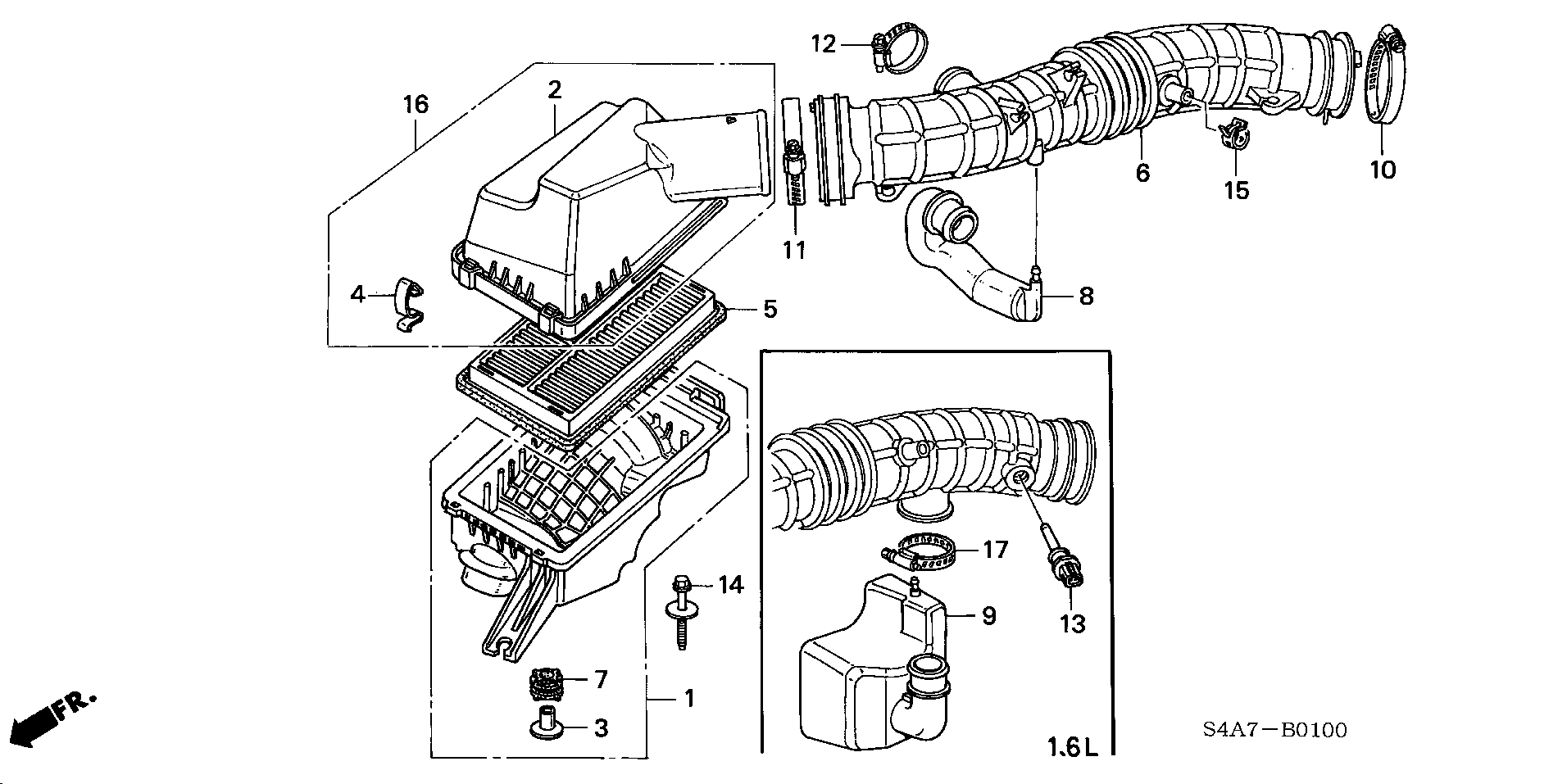 Honda 37880PDFE01 - Sensor, insugslufttemperatur xdelar.se