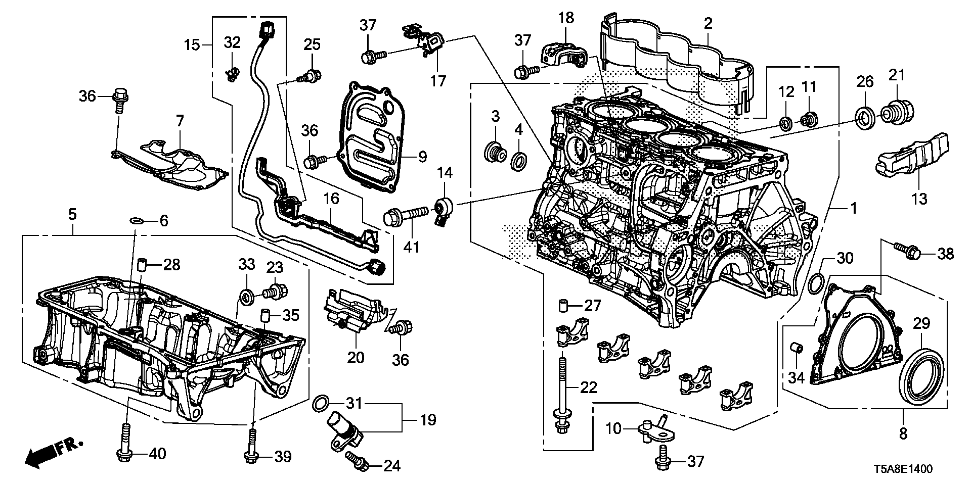 Honda 90009R70A00 - Låsskruv, oljetråg xdelar.se