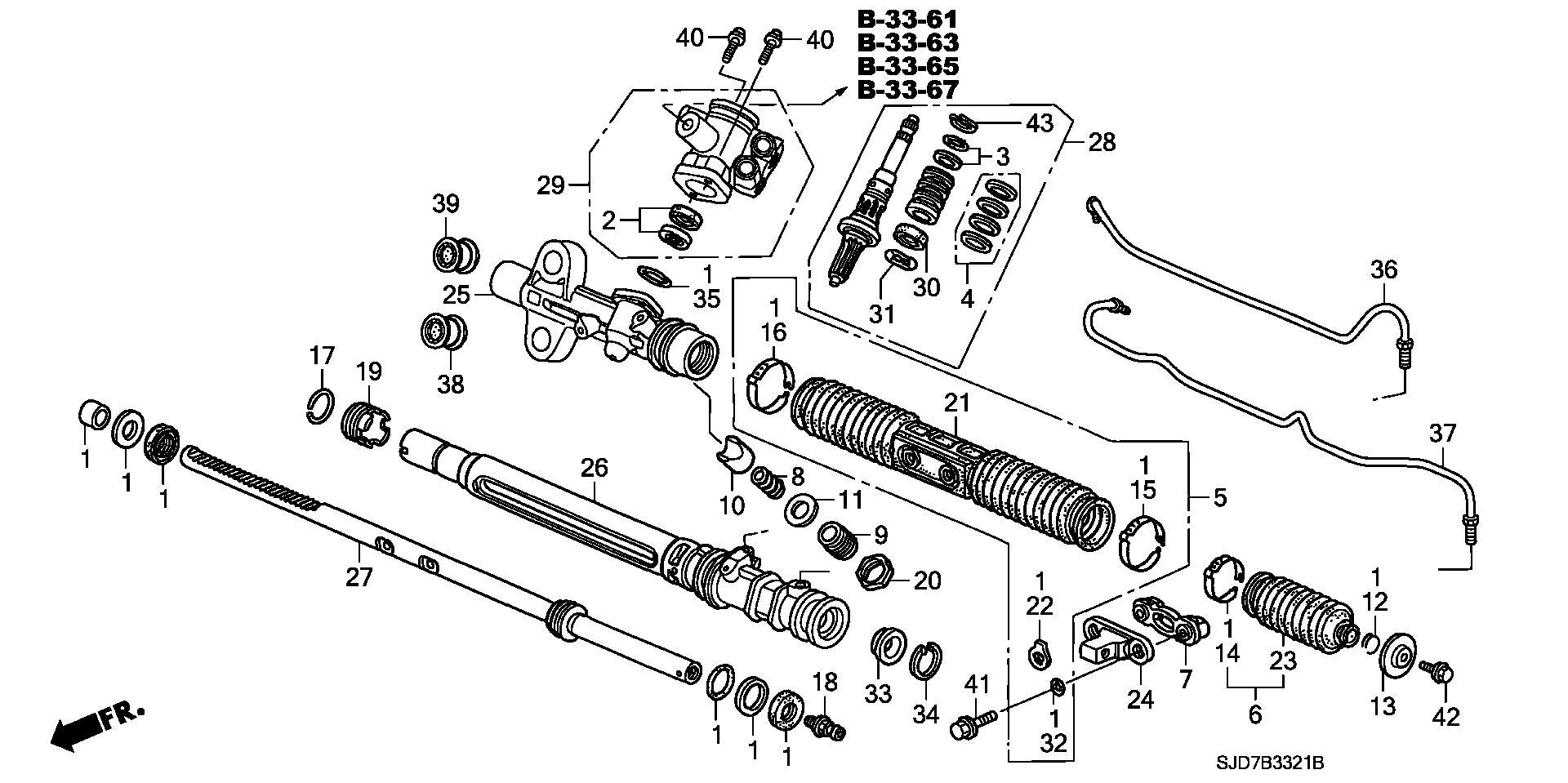 Honda 06532-S50-003 - Reparationssats, styrled axiell xdelar.se