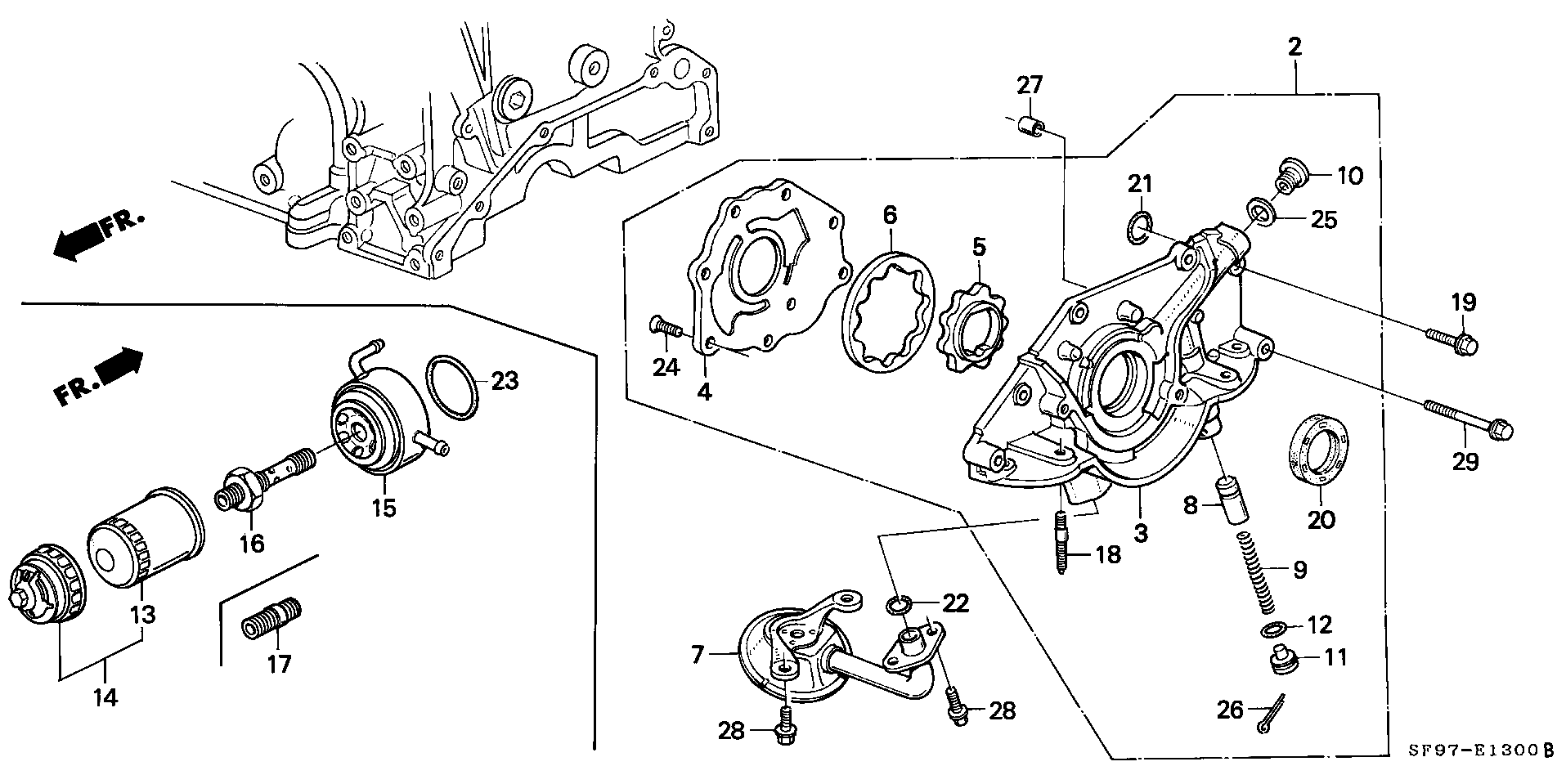 Honda 15400PR3305 - Oljefilter xdelar.se