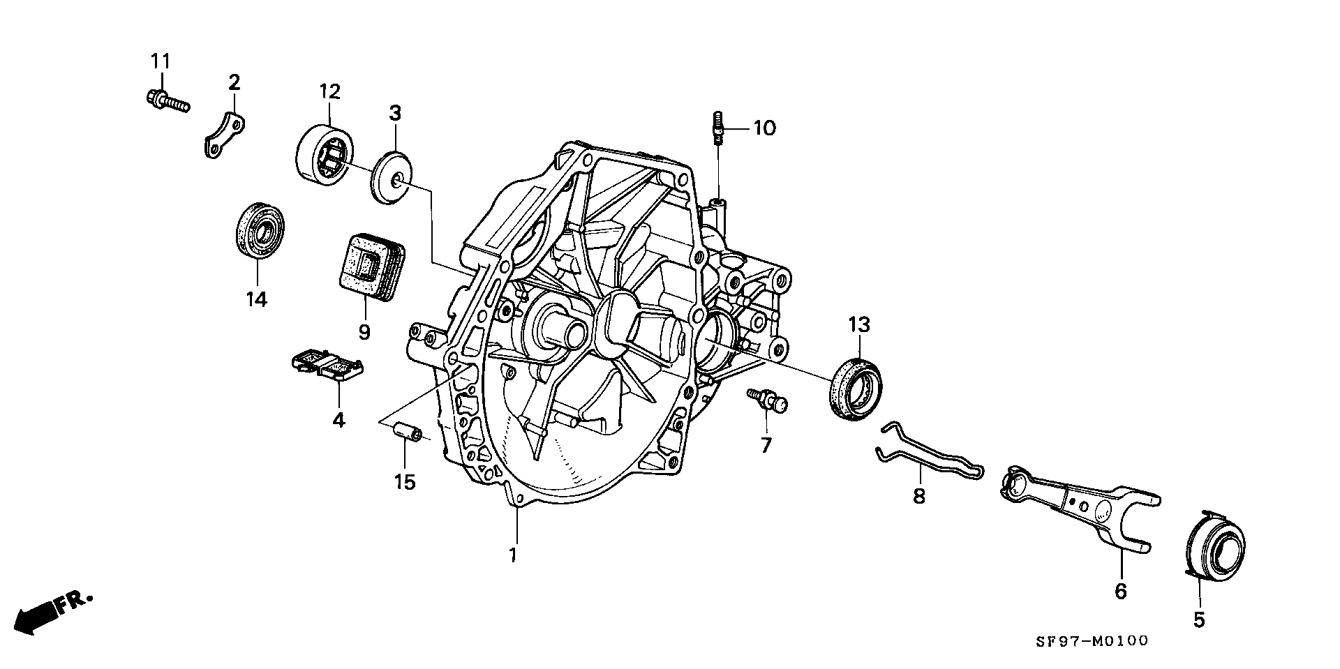 Honda 22810-PX5-J01 - Urtrampningslager xdelar.se