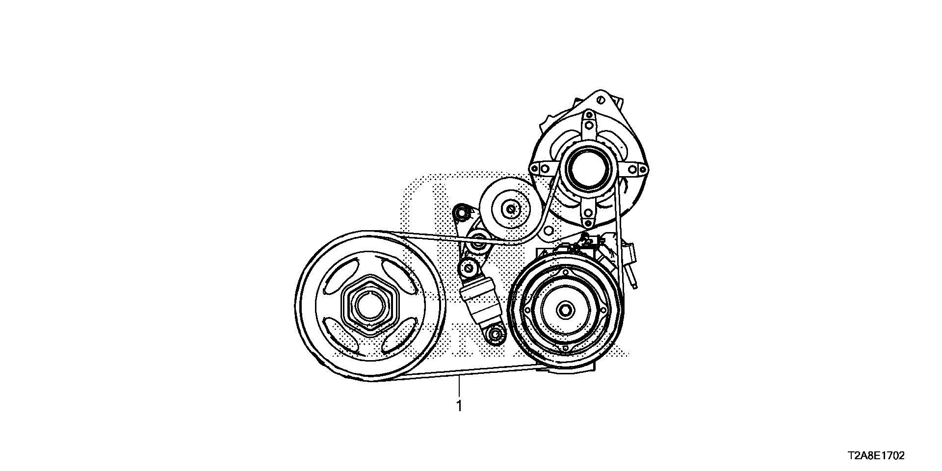 Honda 311105G0A01 - Flerspårsrem xdelar.se