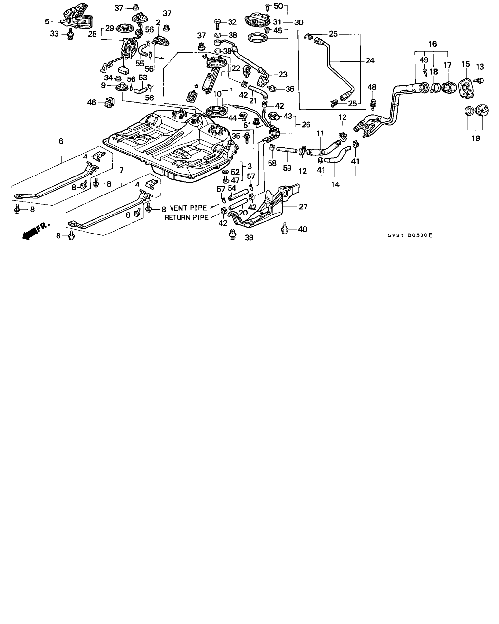 Honda 17040-SV1-A30 - Bränslepump xdelar.se