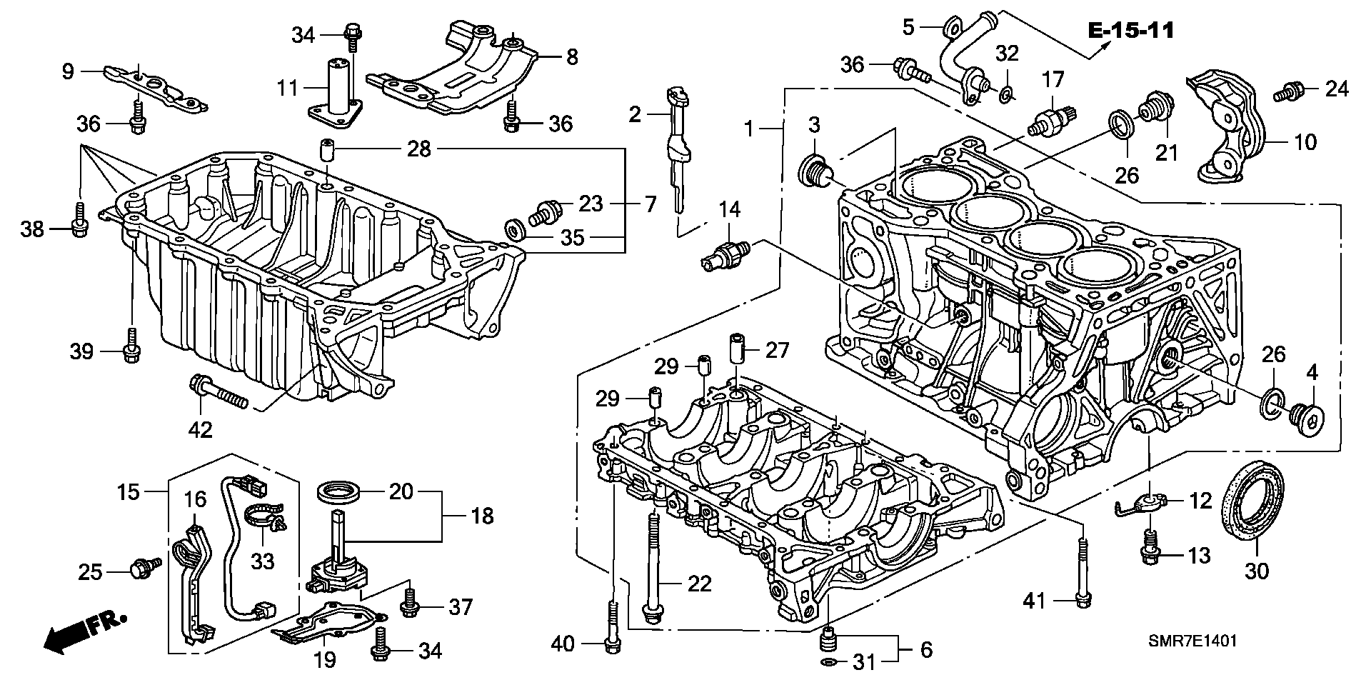 Honda 91214-PWA-Y01 - Packbox, vevaxel xdelar.se