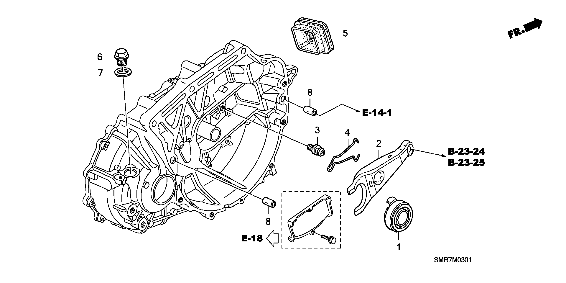 Honda 22810-RPN-003 - Urtrampningslager xdelar.se