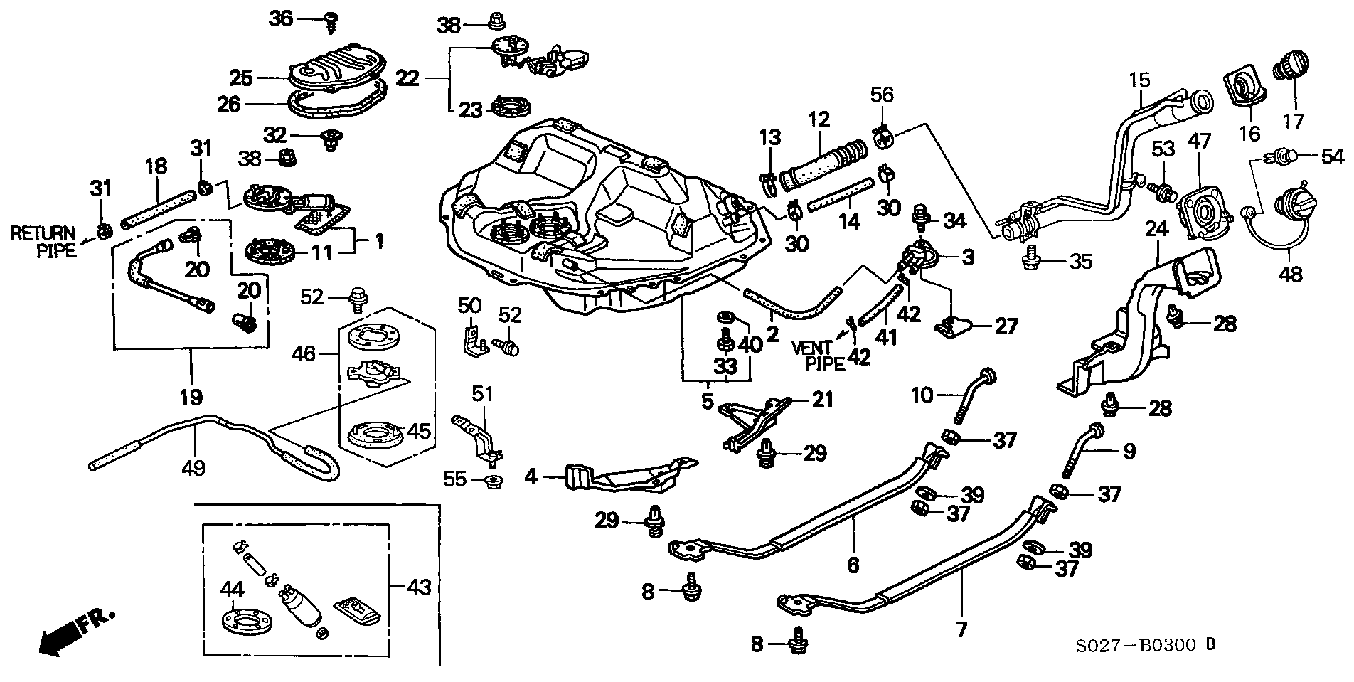 Honda 17040S01A30* - Bränslepump xdelar.se