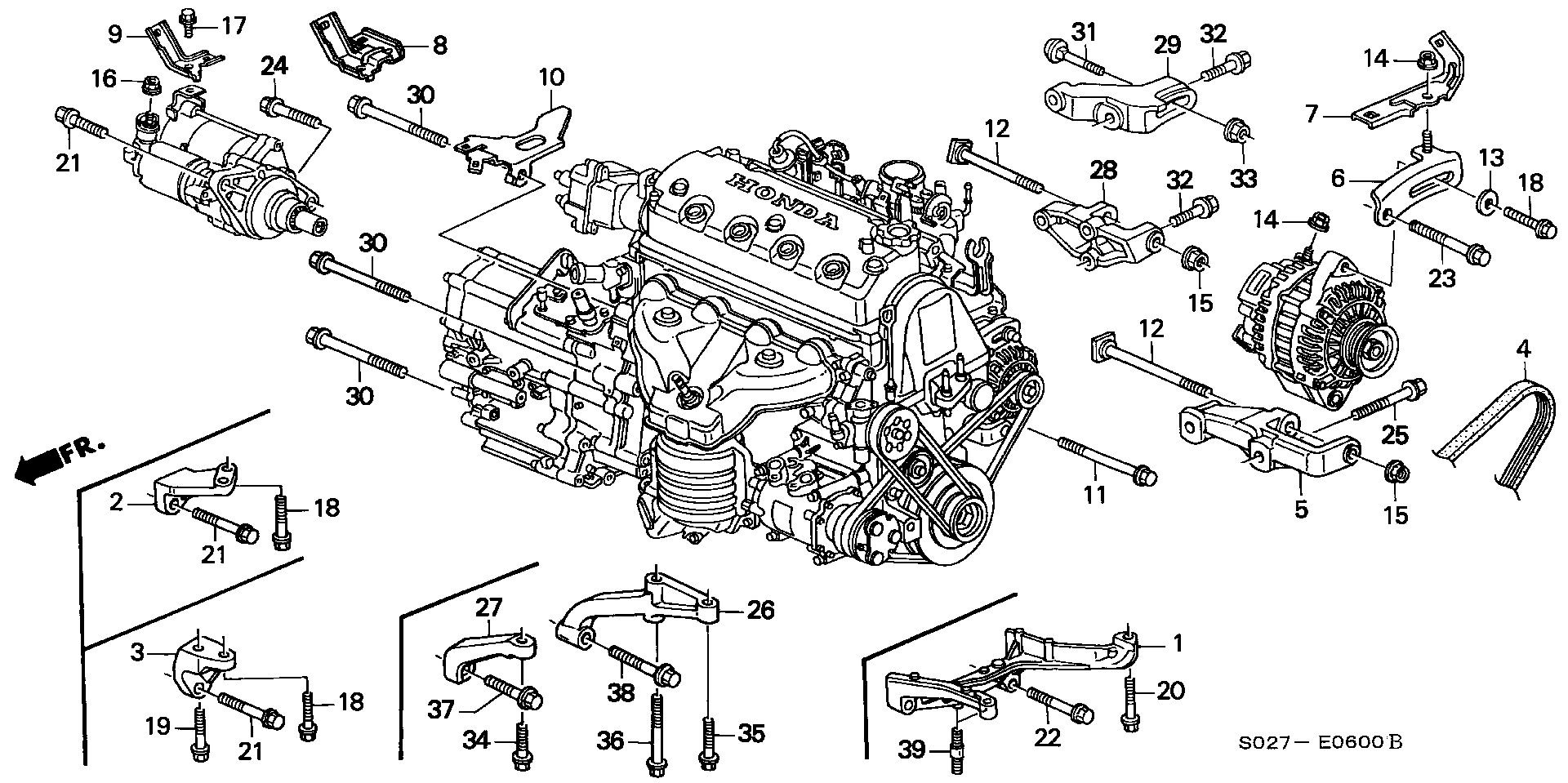 Daihatsu 31110P2A004 - Flerspårsrem xdelar.se