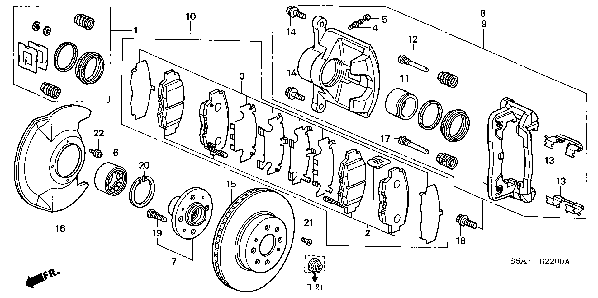 Honda 45251-SK7-J00 - Bromsskiva xdelar.se