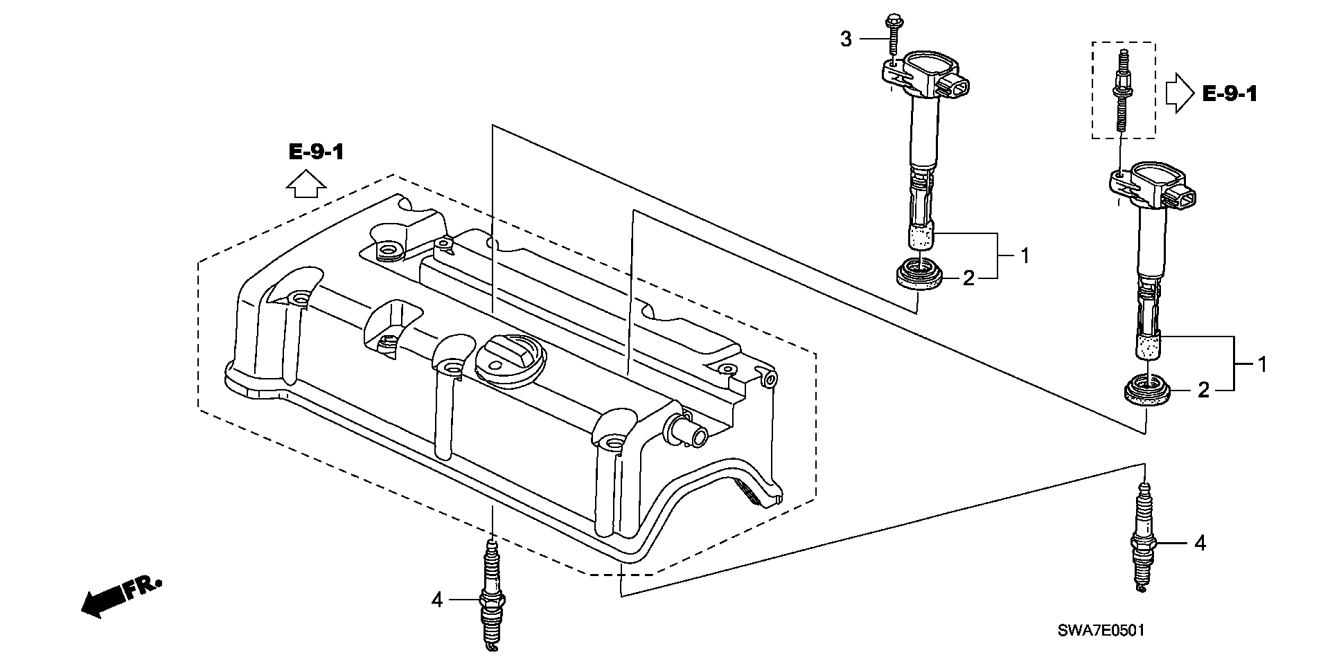 Honda 9807-B5617W - Tändstift xdelar.se