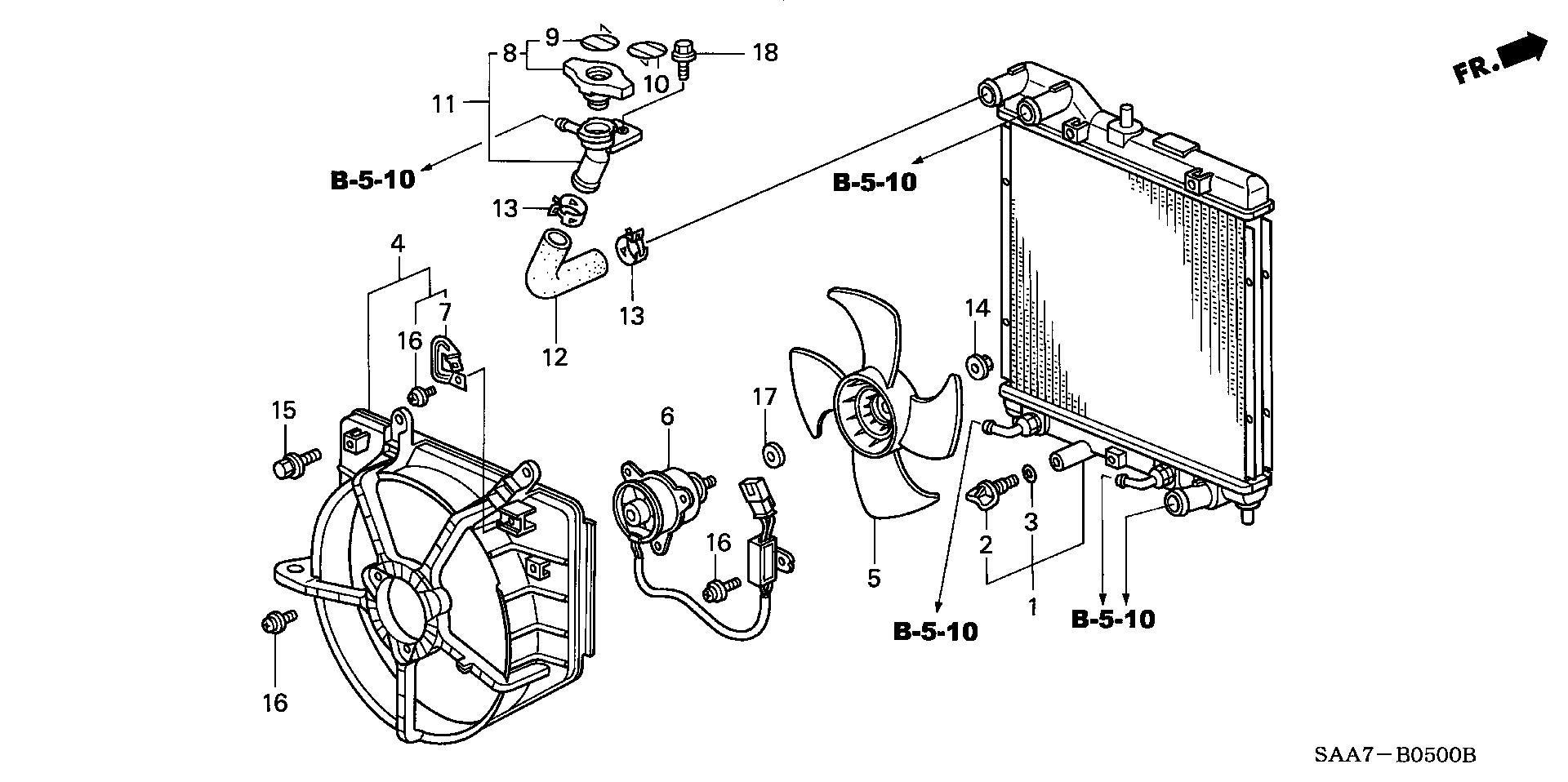 Honda 19045P08014 - Låslock, kylare xdelar.se