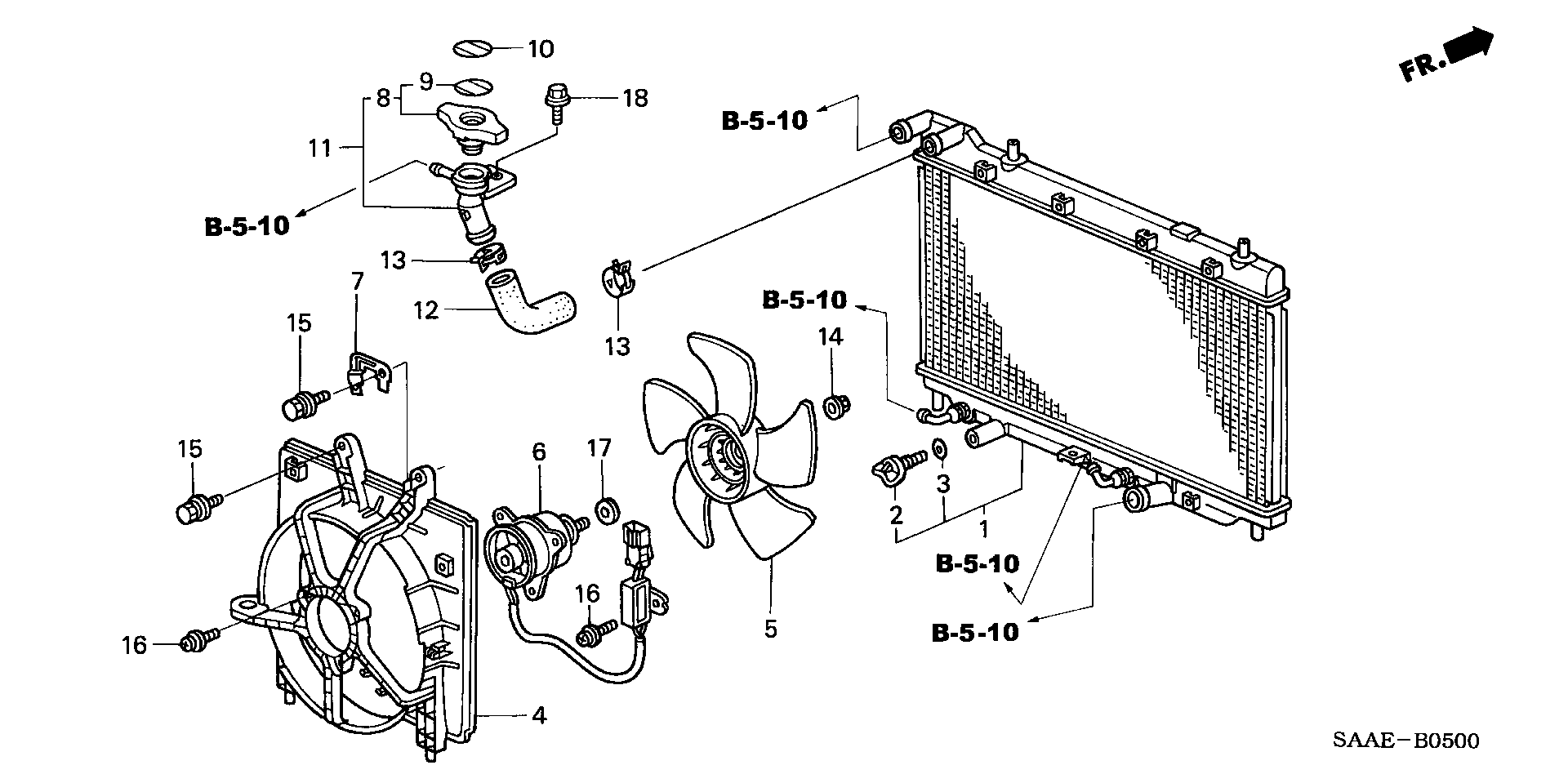 Honda 19045PNC004 - Låslock, kylare xdelar.se