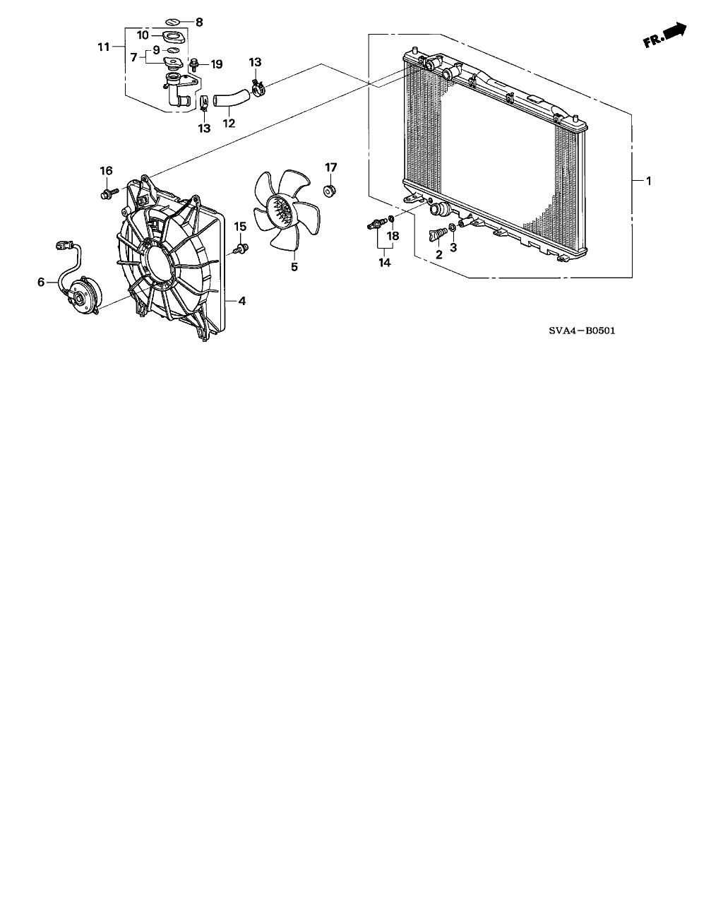 Honda 19045-RAA-003 - Låslock, kylare xdelar.se