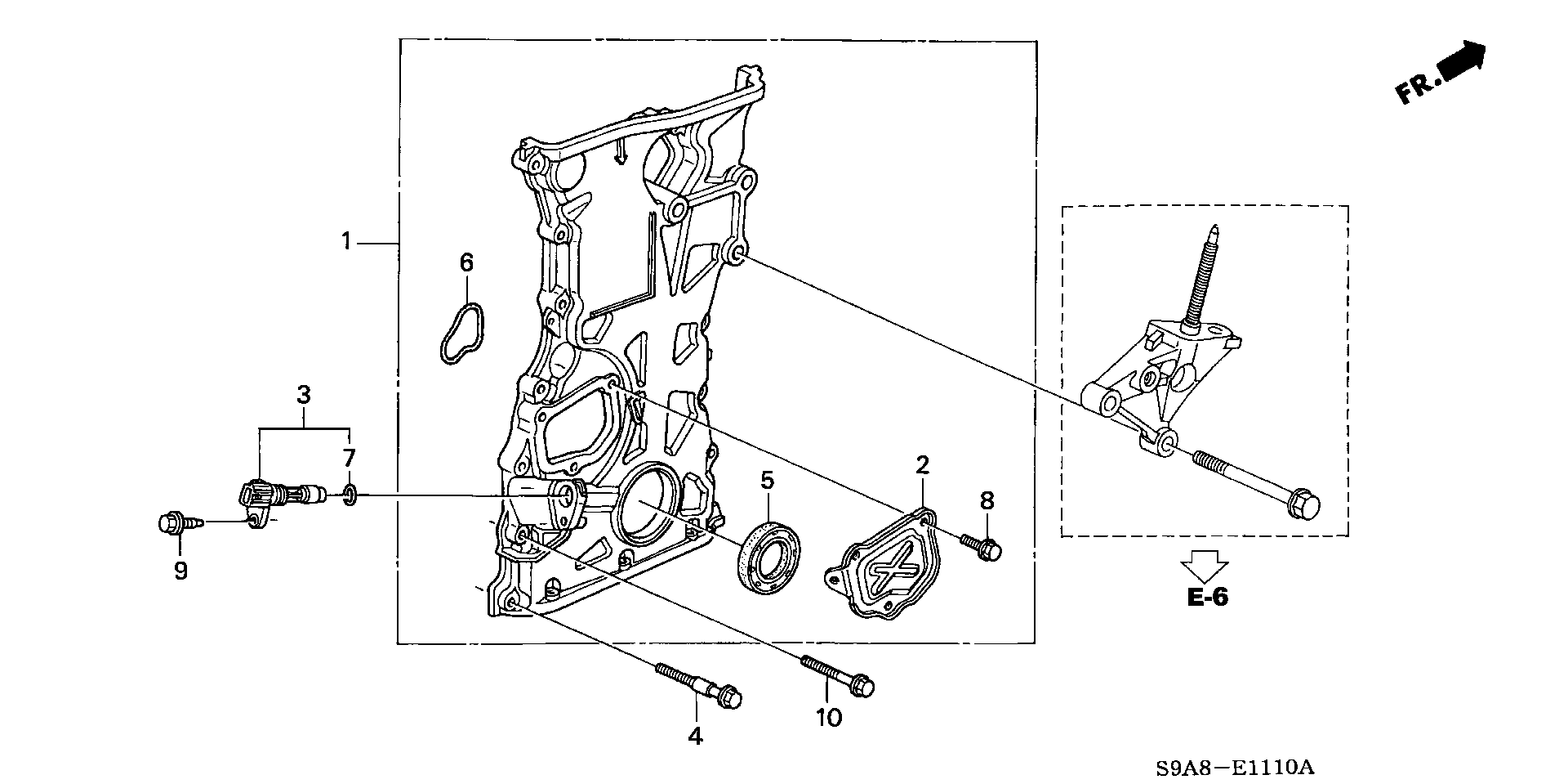 Honda 91212-PNC-004 - Packbox, vevaxel xdelar.se