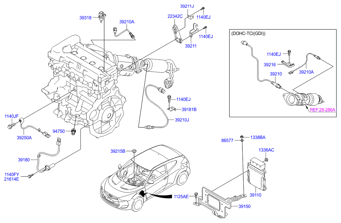 KIA 39210 2B270 - Lambdasond xdelar.se