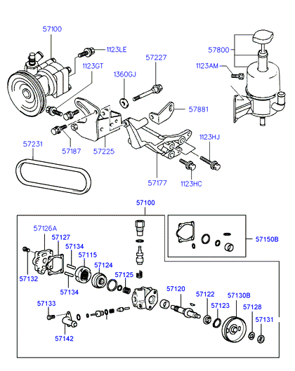 KIA 57181 4A000 - Flerspårsrem xdelar.se