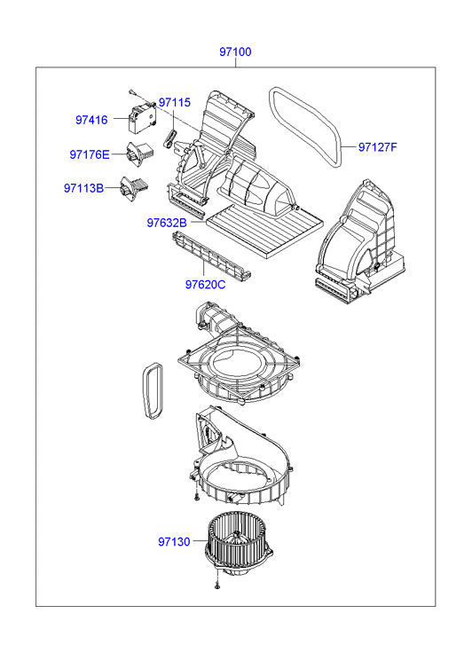 KIA 971331E000 - Filter, kupéventilation xdelar.se