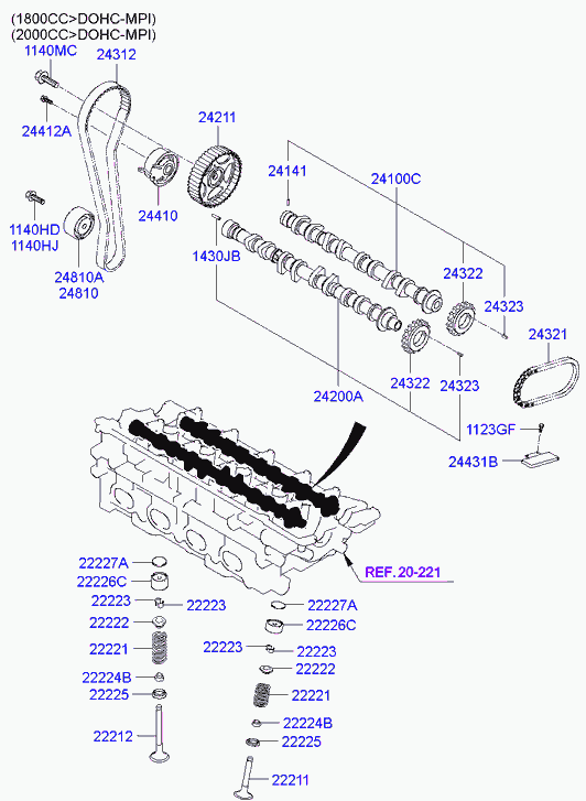 Hyundai 24200-26004 - Kamaxel xdelar.se