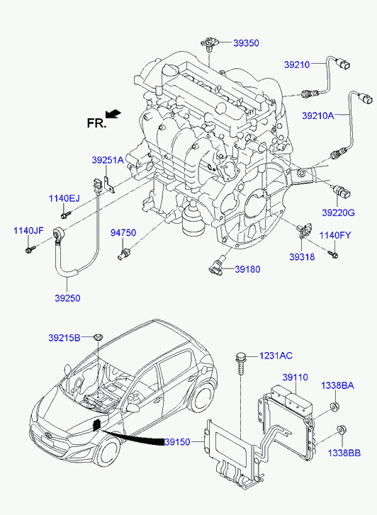 KIA 39210 03020 - Lambdasond xdelar.se