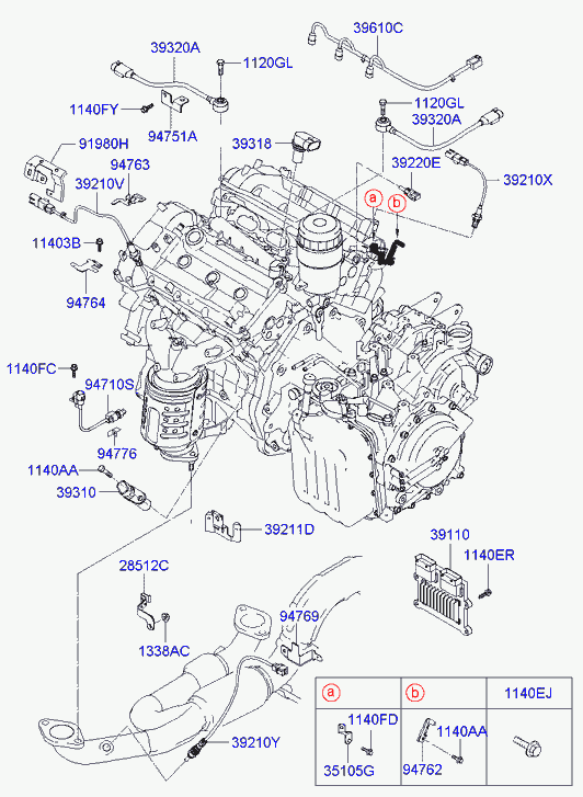 Hyundai 39210-3C200 - Lambdasond xdelar.se