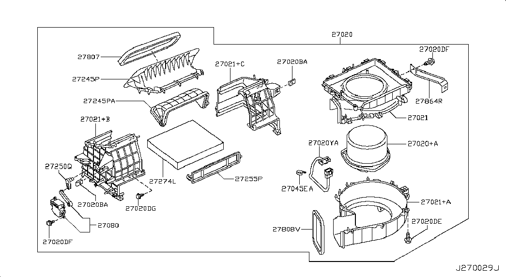 NISSAN B7277-1CA1A - Filter, kupéventilation xdelar.se