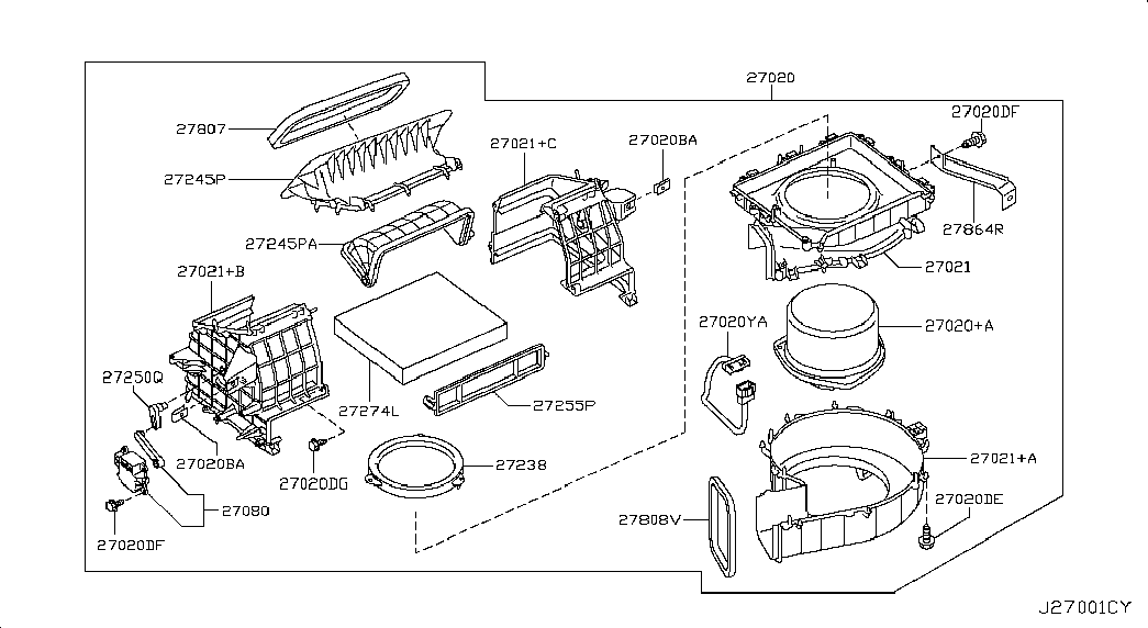 NISSAN 27277-EG025 - Filter, kupéventilation xdelar.se