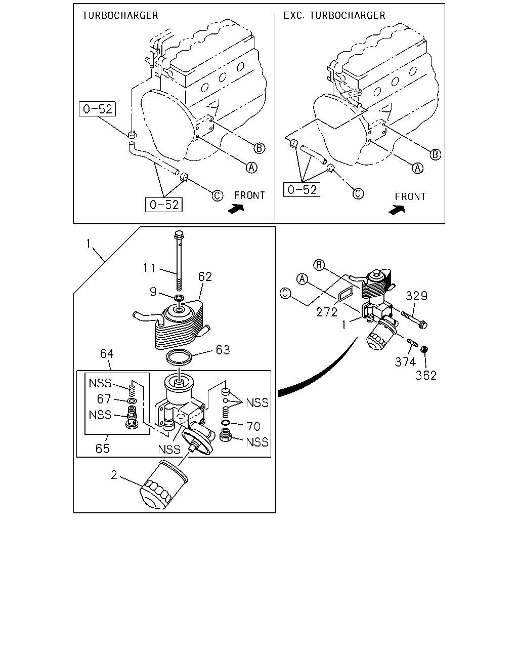 ISUZU 8-94456-741-2 - Oljefilter xdelar.se