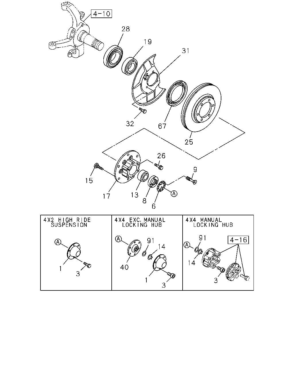 Subaru 8-94242-683-0 - Hjullagerssats xdelar.se