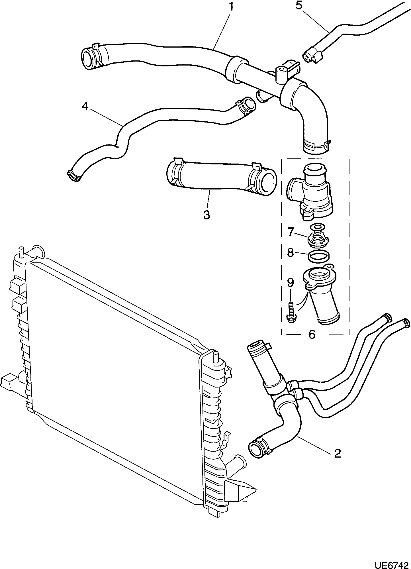 Jaguar XR8 5153 - Termostat, kylvätska xdelar.se