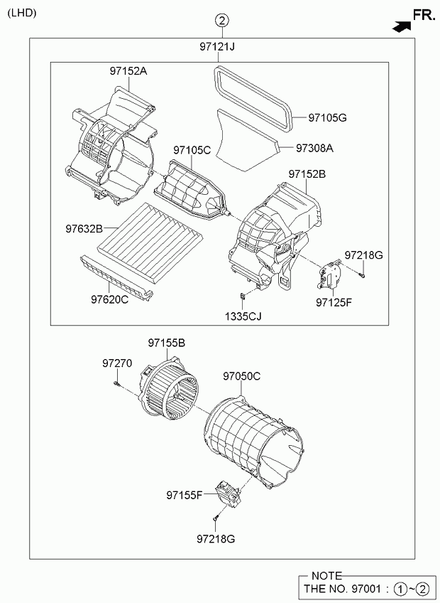 Hyundai 97133-2E210 - Filter, kupéventilation xdelar.se