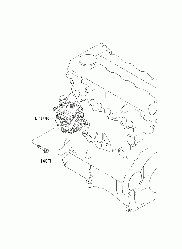 KIA 33100 2A400 - Insaprutningspump xdelar.se