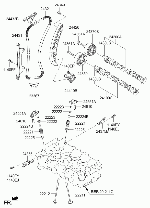 Hyundai 24610-03000 - Vevtapp / vetilllyftare xdelar.se