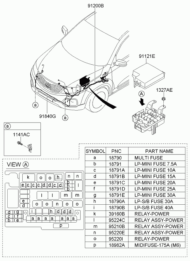 KIA 95230-2P040 - Relä, ABS xdelar.se