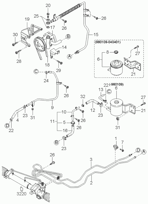 KIA 0K65B-32-611 - Kilrem xdelar.se