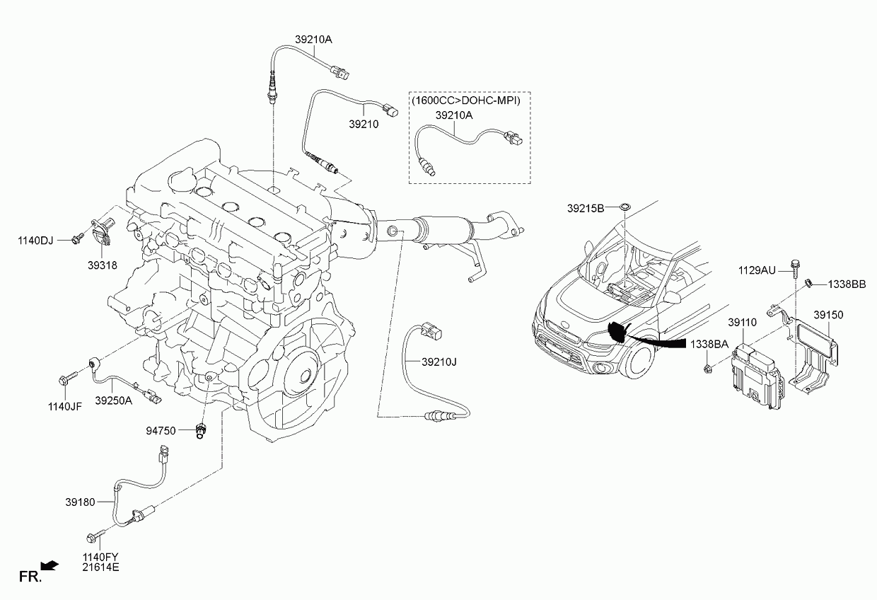 KIA 39210 2B323 - Lambdasond xdelar.se