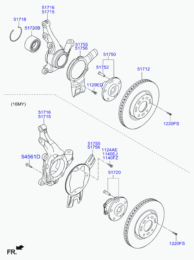 KIA 51750-39603 - Hjullagerssats xdelar.se