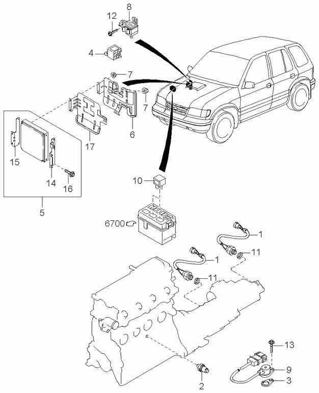 Suzuki KK15018501D - Sensor, oljetryck xdelar.se